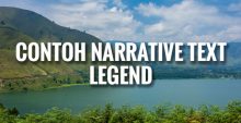 Contoh Narrative Text Legend