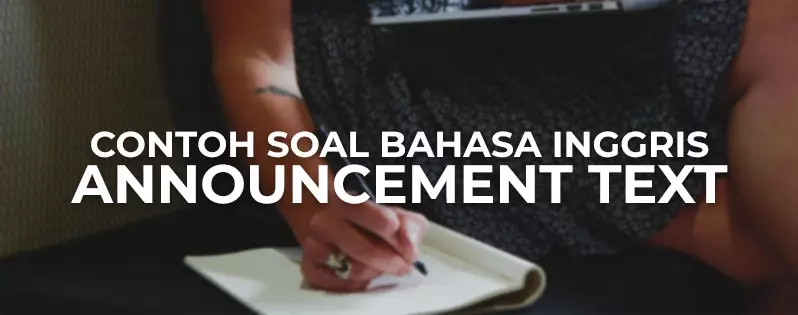 Materi Soal Announcement